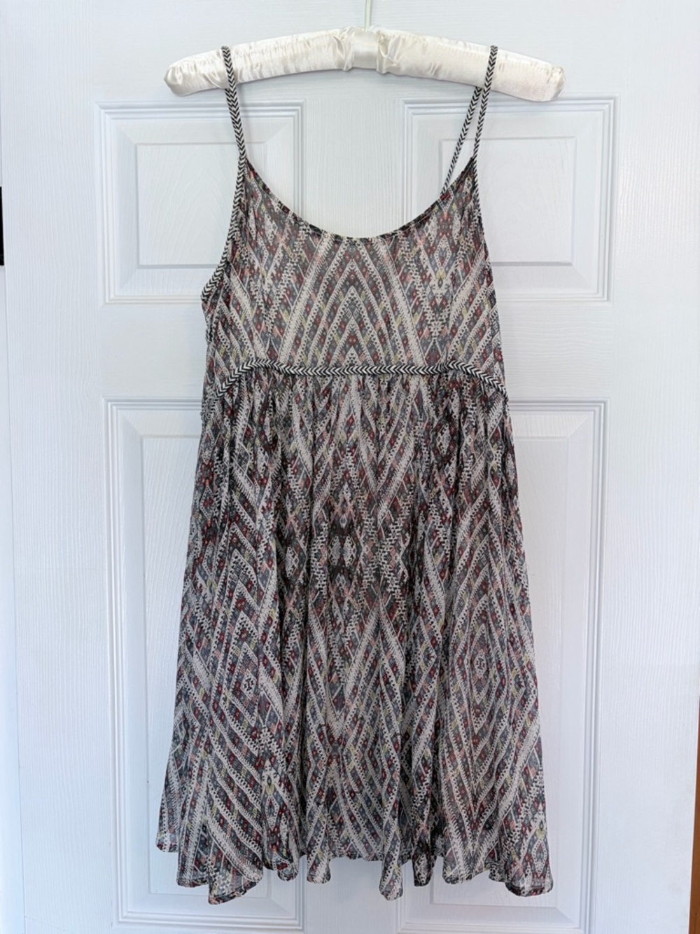 Free People Pattern Spaghetti-Strap Dress